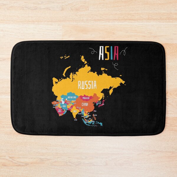 Item preview, Colorful Map Of Asia designed and sold by MooonTees.