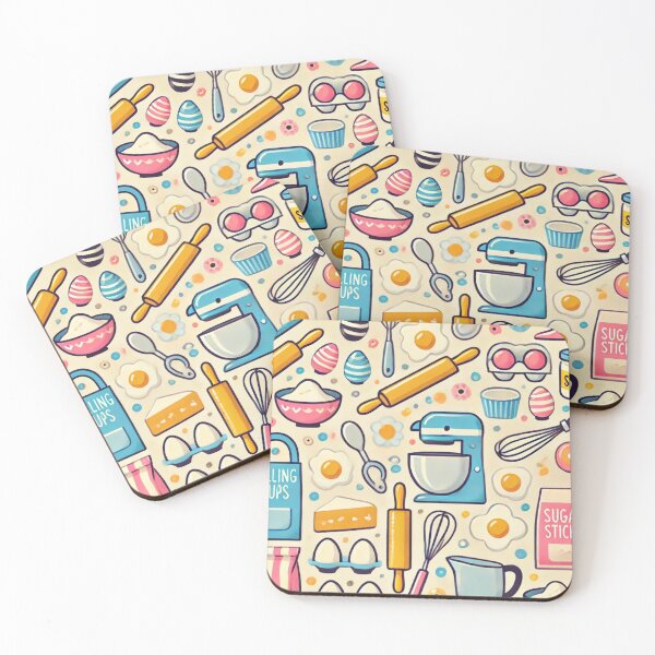 Item preview, Baking Bliss - Cheerful Cooking-Themed Pattern designed and sold by Designeerguy.