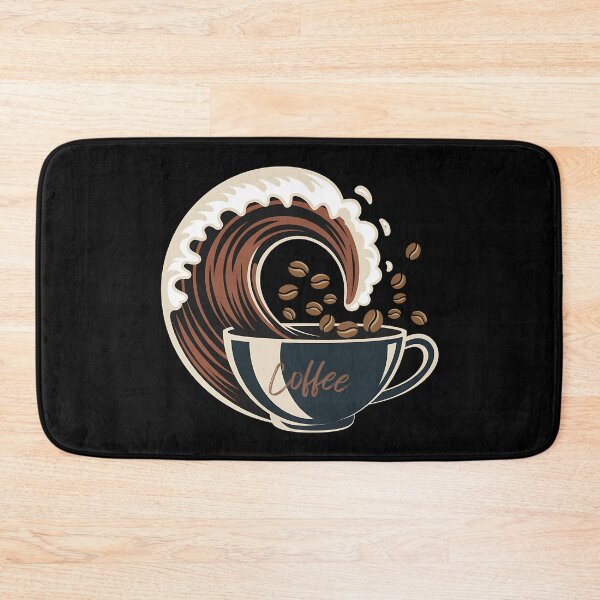 Item preview, The Great Wave Of Coffee - This gift is perfect for coffee lovers, art enthusiasts, and fans of creative, unique designs. designed and sold by ZyziowskyArt.