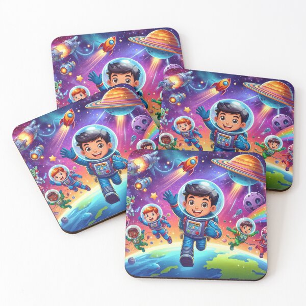Item preview, Little Astronauts Adventuring Through Space  designed and sold by WyckedLynn.