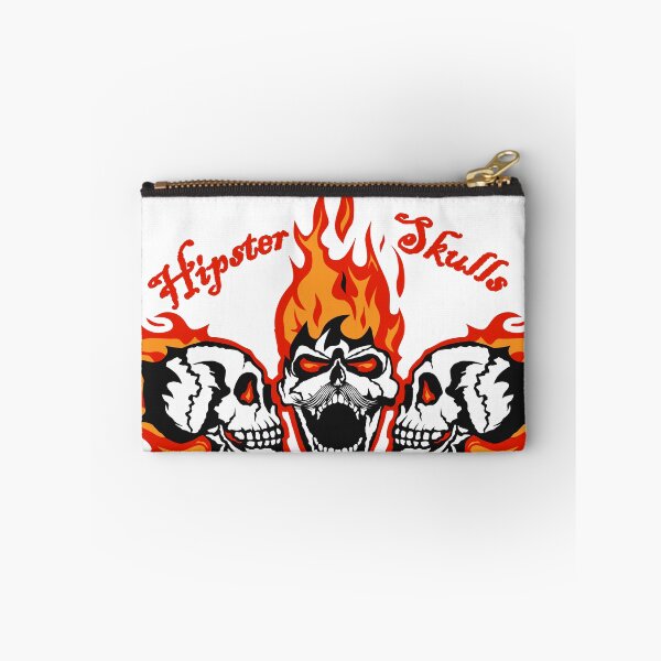 Item preview, hipster skull skull flame fire motorcycle designed and sold by Achille3777.