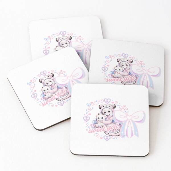Item preview, Pastel Goth Sweet Anime Girl Teddy Bear designed and sold by ToxxicApple.