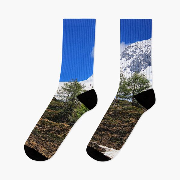 Item preview, Dolomite Chalets in Summer Snow designed and sold by Violaman.