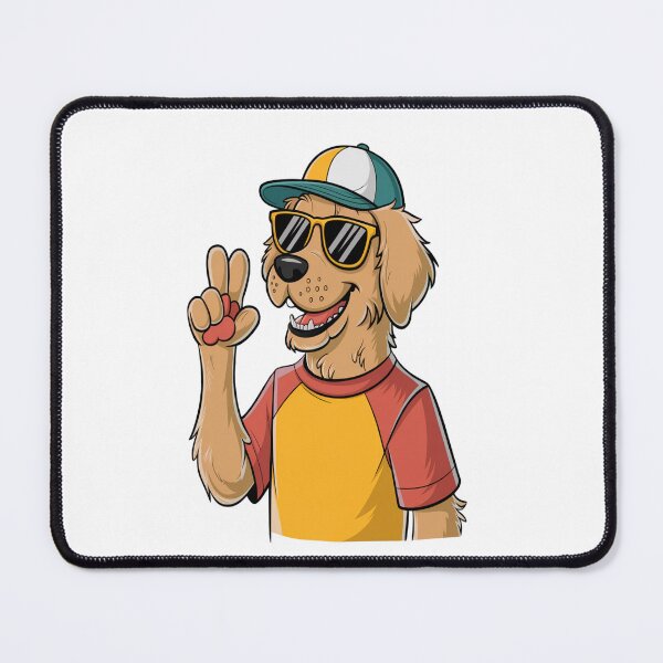 Item preview, Golden Retriever in Victory Pose designed and sold by Petpixy.