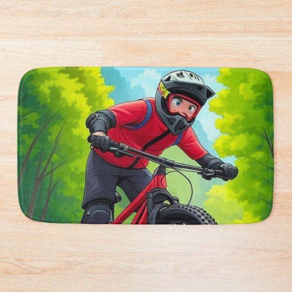 Item preview, Giving It His All: The Final Race of the MTB Season designed and sold by GrizzlyCollective.