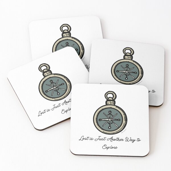 Item preview, Compass: Lost is Just Another Way to Explore designed and sold by TheBarleyMoon.