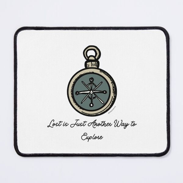Item preview, Compass: Lost is Just Another Way to Explore designed and sold by TheBarleyMoon.