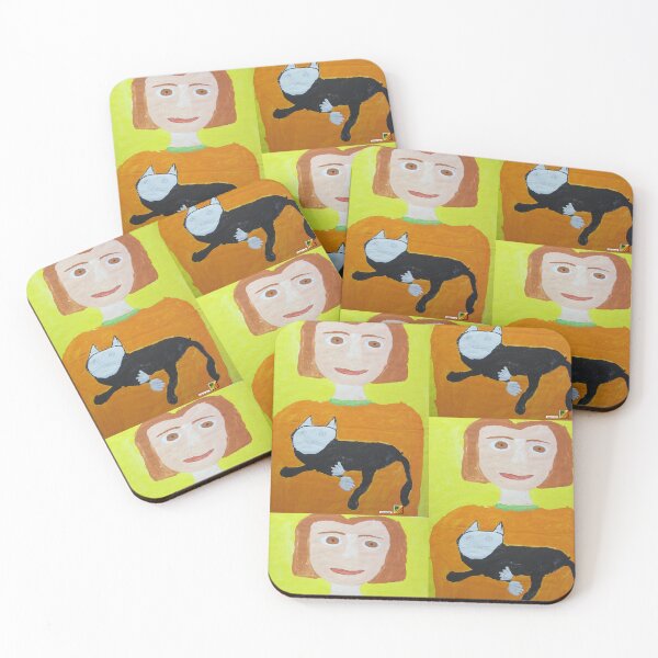 Item preview, Girl with cat designed and sold by cp-art.art.