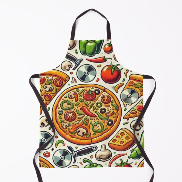 Item preview, Pizza Party - Fun and Playful Pizza-Themed Pattern designed and sold by Designeerguy.