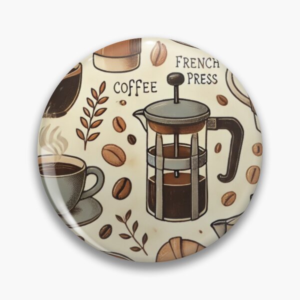 Item preview, Cozy Coffee Break - Warm Coffee-Themed Pattern designed and sold by Designeerguy.