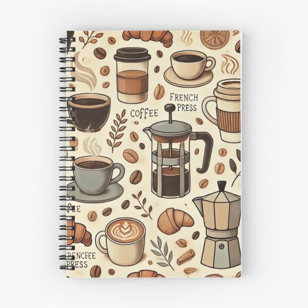 Item preview, Cozy Coffee Break - Warm Coffee-Themed Pattern designed and sold by Designeerguy.