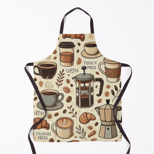 Item preview, Cozy Coffee Break - Warm Coffee-Themed Pattern designed and sold by Designeerguy.