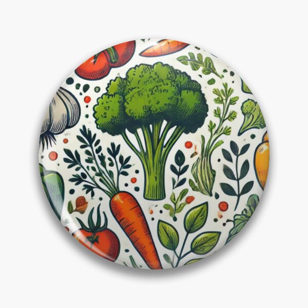Item preview, Garden Harvest - Vibrant Vegetable and Herb Pattern designed and sold by Designeerguy.