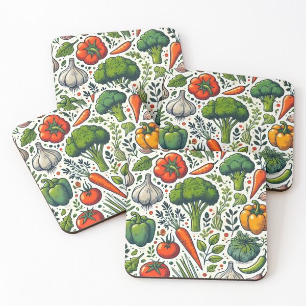 Item preview, Garden Harvest - Vibrant Vegetable and Herb Pattern designed and sold by Designeerguy.