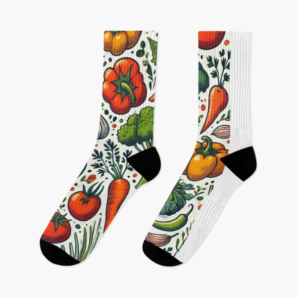 Item preview, Garden Harvest - Vibrant Vegetable and Herb Pattern designed and sold by Designeerguy.