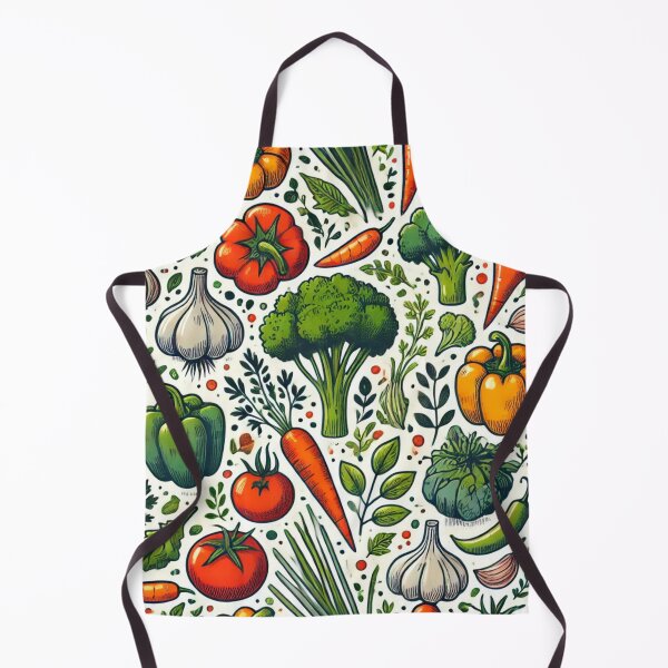 Item preview, Garden Harvest - Vibrant Vegetable and Herb Pattern designed and sold by Designeerguy.