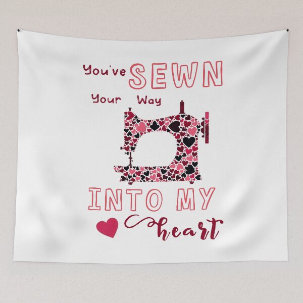 Item preview, funny valentine's day sewing quilting designed and sold by EwaVerse.