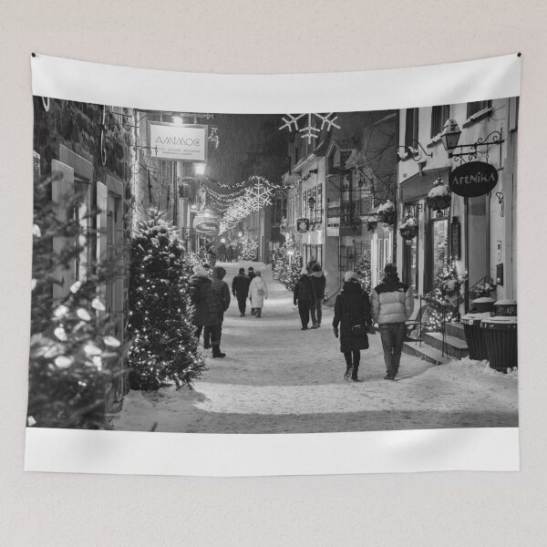 Item preview, Winter In Old Town Quebec City Canada designed and sold by Robert Alsop.