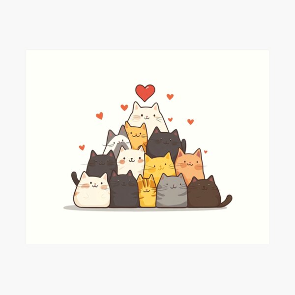Item preview, LOVING KITTIES designed and sold by dazzeink.