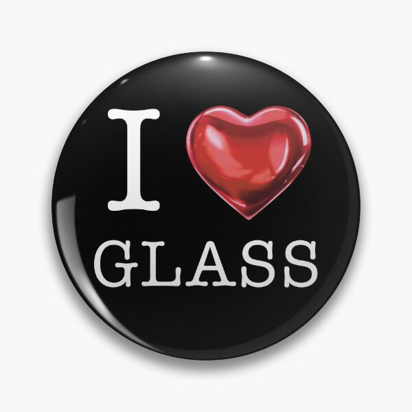 Item preview, I <3 Glass (White) designed and sold by SketchyBunny.