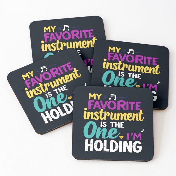 Item preview, My Favorite Instrument: Musician's Motto  designed and sold by Jollys-ArtShop.