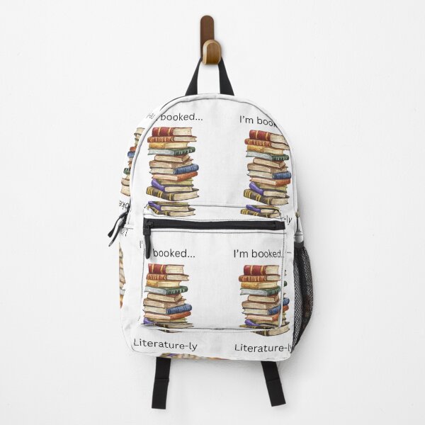 Item preview, Book Pun - Literature-ly / White designed and sold by Blueberry CC Designs.