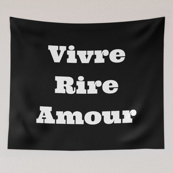 Item preview, Vivre Rire Amour designed and sold by suewen.