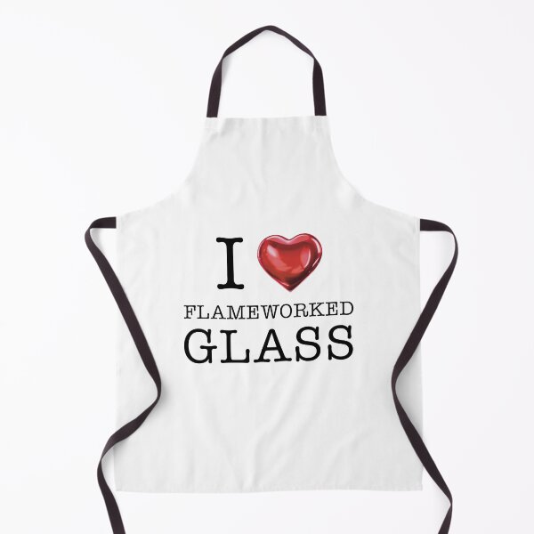 Item preview, I <3 Flameworked Glass (Black) designed and sold by SketchyBunny.