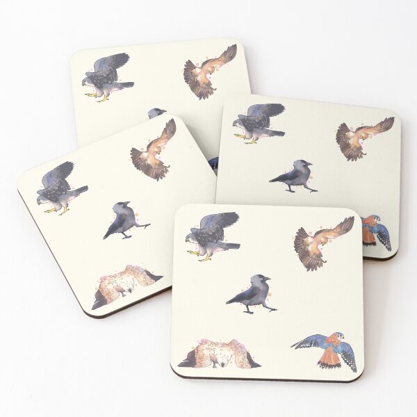 Item preview, birds of prey designed and sold by Mayarartsy.