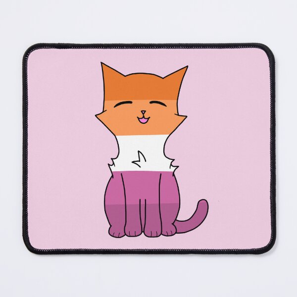 Item preview, Pastel Lesbian Pride Cat designed and sold by SillyStarlight.
