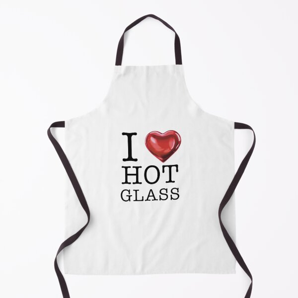 Item preview, I <3 Hot Glass (Black) designed and sold by SketchyBunny.