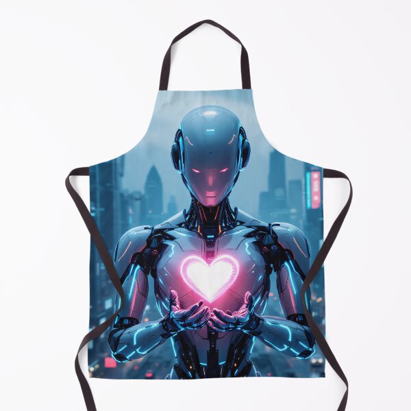 Item preview, Robot, Valentine's Day, heart designed and sold by Kamidrago.