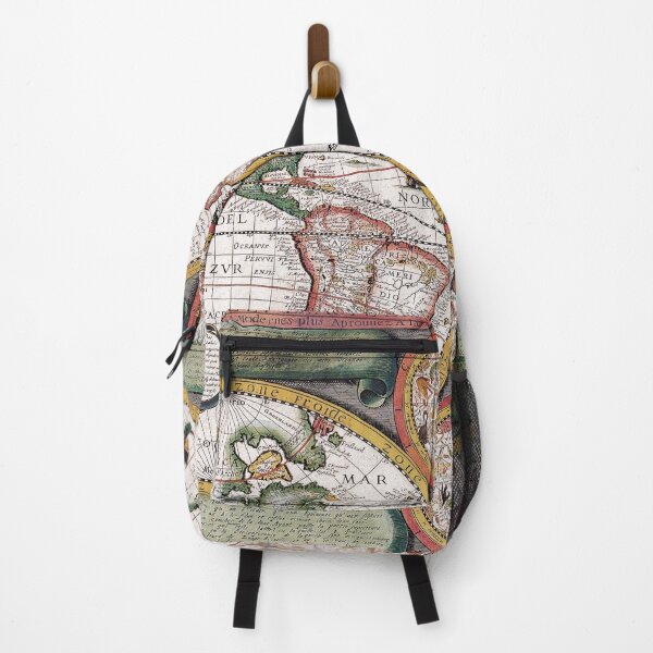 Item preview, Vintage Map of World with Beige Pastel Vintage Colors designed and sold by mrana.
