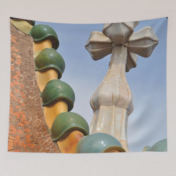 Item preview, Roof top of Casa Batllo in Barcelona. designed and sold by claireseyeview.