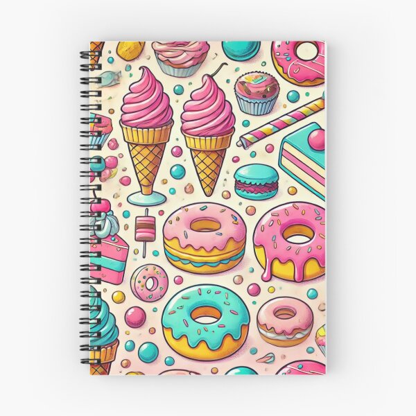 Item preview, Sweet Treats Galore - Playful Dessert-Themed Pattern designed and sold by Designeerguy.