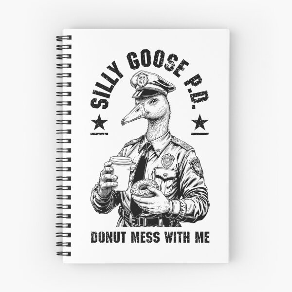 Item preview, Silly Goose Police Department Funny Donut Coffee Cup Cop designed and sold by GrandeDuc.