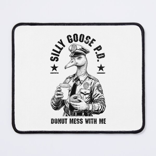 Item preview, Silly Goose Police Department Funny Donut Coffee Cup Cop designed and sold by GrandeDuc.