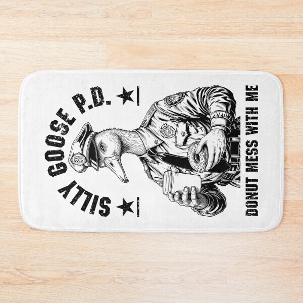Item preview, Silly Goose Police Department Funny Donut Coffee Cup Cop designed and sold by GrandeDuc.
