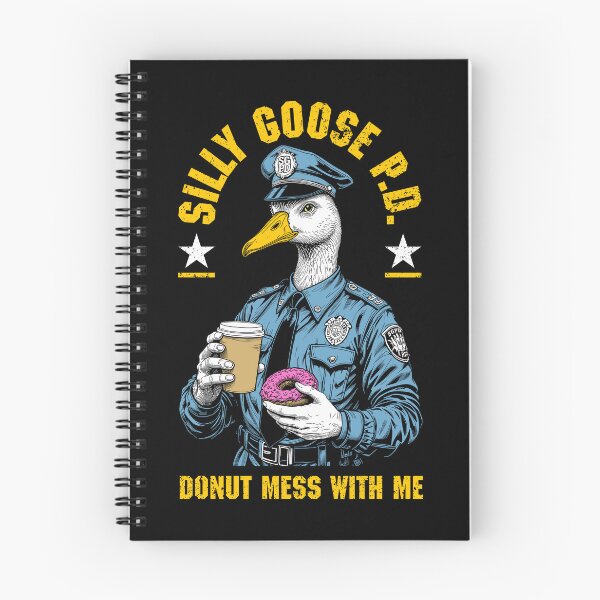 Item preview, Silly Goose Police Department Funny Donut Coffee Cup Cop designed and sold by GrandeDuc.