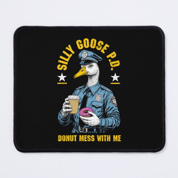 Item preview, Silly Goose Police Department Funny Donut Coffee Cup Cop designed and sold by GrandeDuc.