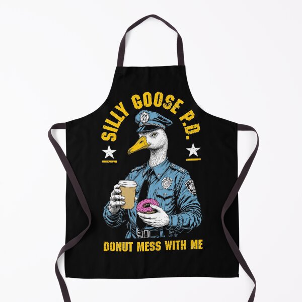 Item preview, Silly Goose Police Department Funny Donut Coffee Cup Cop designed and sold by GrandeDuc.