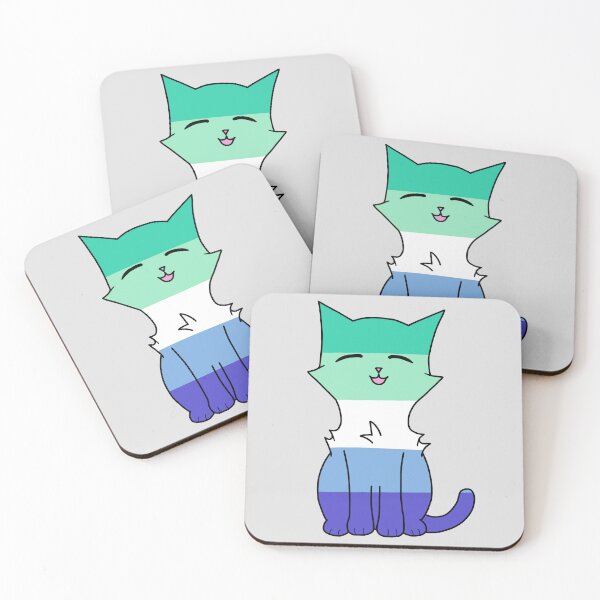 Item preview, Pastel Gay Pride Cat designed and sold by SillyStarlight.
