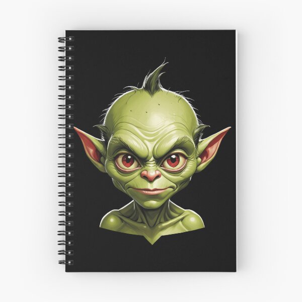 Item preview, Cute Green Goblin Character with Big Eyes designed and sold by artwaves.