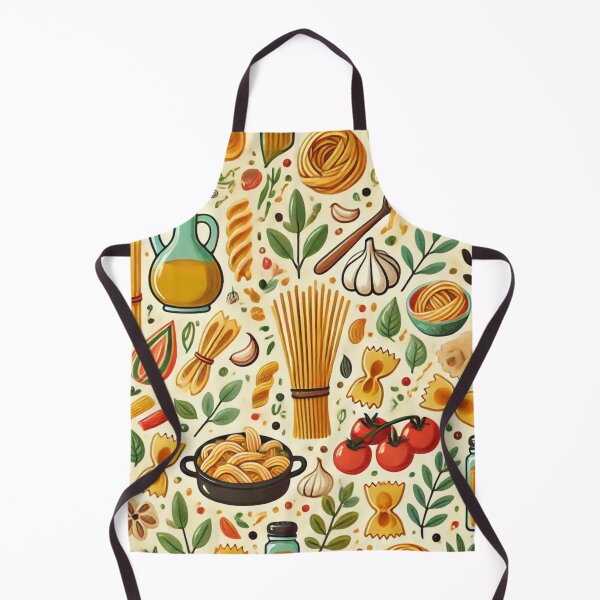 Item preview, Pasta Parade - Playful Italian Food-Themed Pattern designed and sold by Designeerguy.