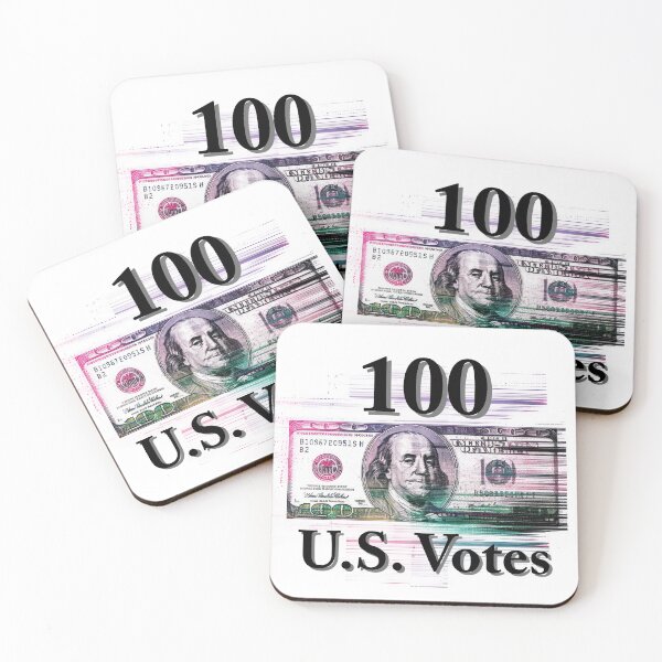 Item preview, 100 U.S. Votes! Vote early, vote often! designed and sold by joystreethouse.
