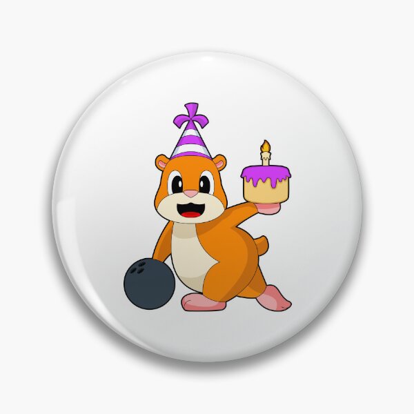 Item preview, Hamster Birthday Bowling designed and sold by Snabdesign84.