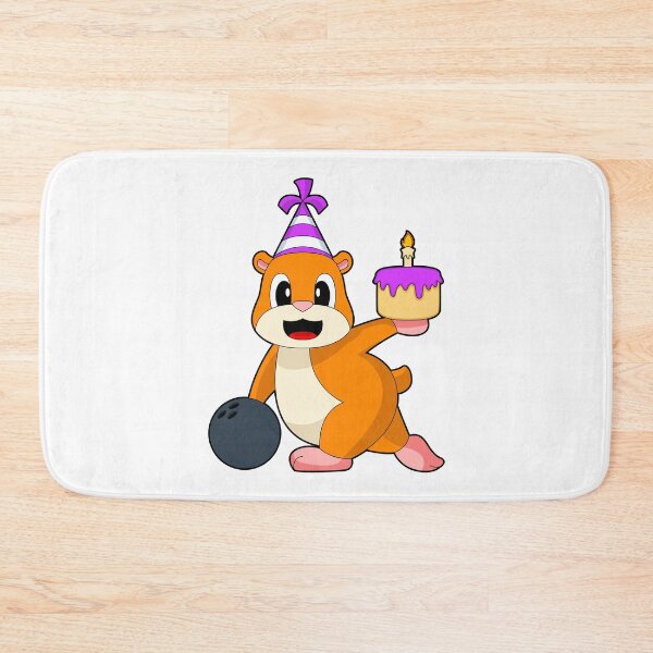 Item preview, Hamster Birthday Bowling designed and sold by Snabdesign84.