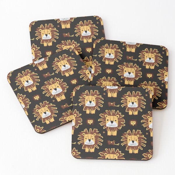 Item preview, Playful Lion Pattern - Cute Animal Print for Kids Playful Lion Pattern - Cute Animal Print for Kids designed and sold by WildStroke.