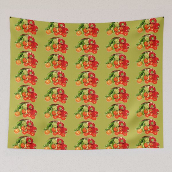 Item preview, Basket of vegetables and greens designed and sold by manoloshoping.