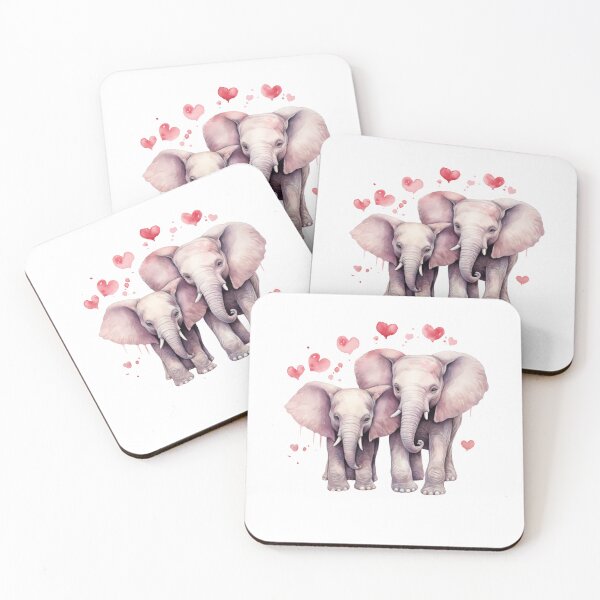 Item preview, Valentines day // Elephant // Cute Elephant art // Elephants  designed and sold by SMARTKIT  DESIGNAGENCY.